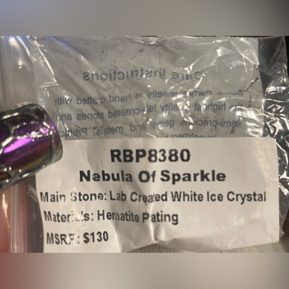 Bomb Party OG Nebula of Sparkle Size 10 Ring RBP8380 - Picture 8 of 9